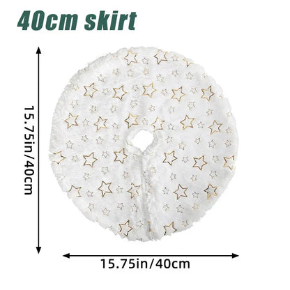 38/40cm Foot Carpet Skirts - Christmas Tree Rug