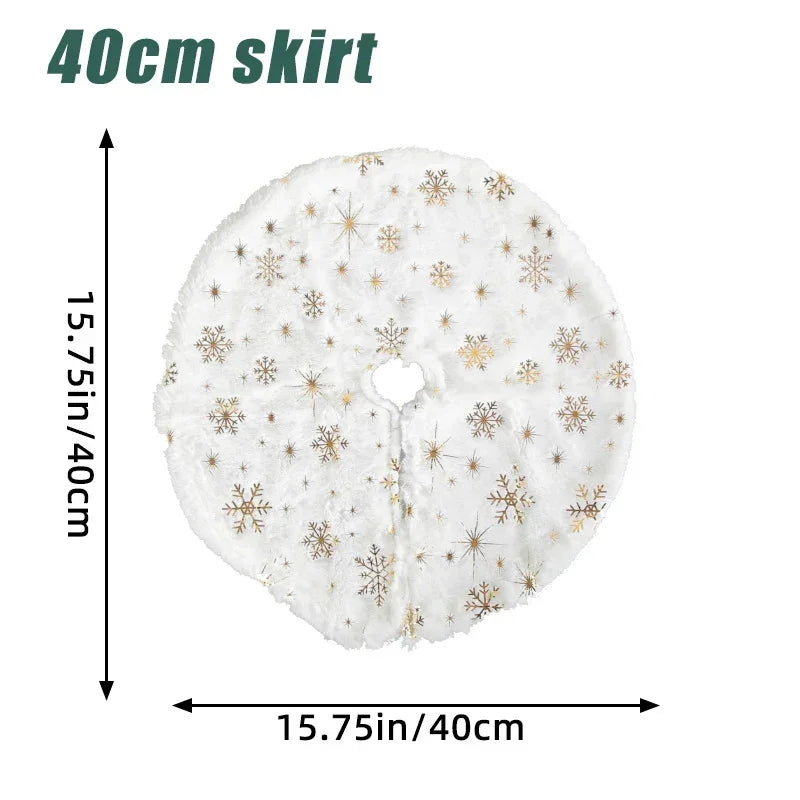 38/40cm Foot Carpet Skirts - Christmas Tree Rug