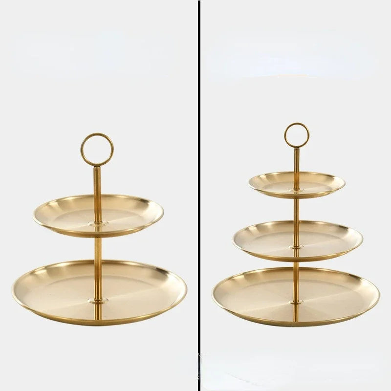 3 tier cake stand glass
