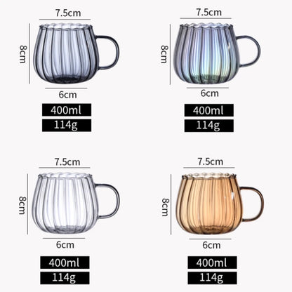 400ml Pumpkin Shaped Tee Glass Cups