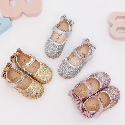 Baby girl leather shoes