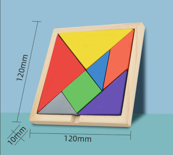 Magnetische 3D-Puzzleblöcke aus Holz für Kinder