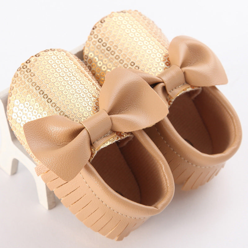 Baby Girl Shoes - Pu Bottom Non-slip  Baby Shoes
