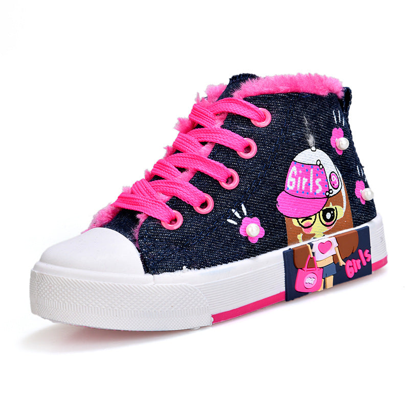 Chaussures pour enfants Baskets en toile pour filles