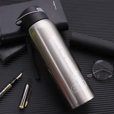 500ml Stainless Steel Thermos Bicycle Water Bottle