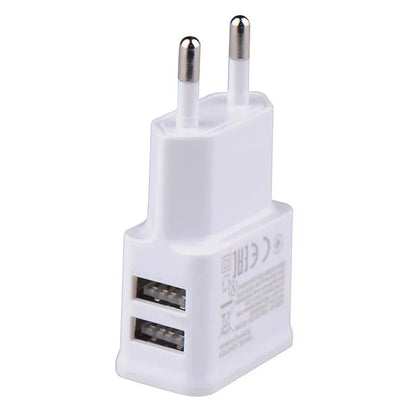 5V Portable Dual USB Power Adapter - Mobile Phone Charger