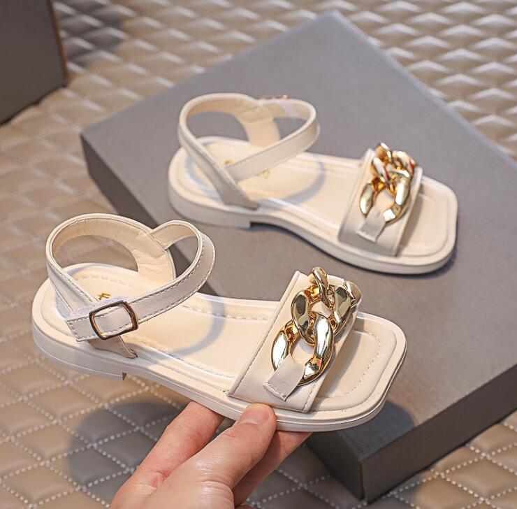 Girls Retro Sandals - Simple Princess Shoes