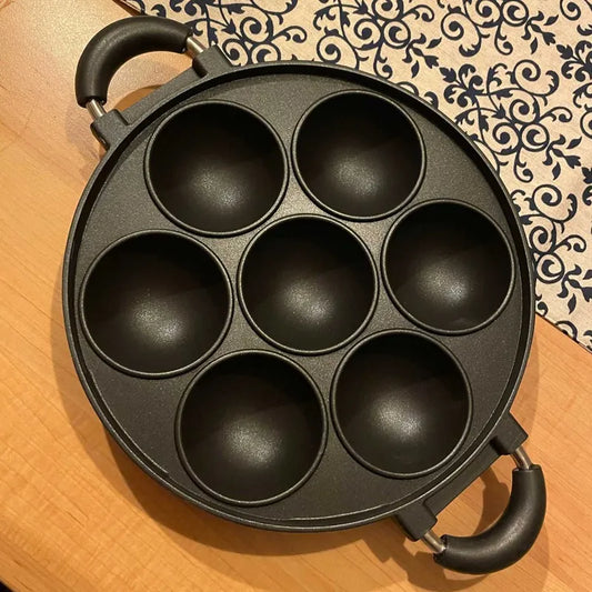 7 Hole Kitchen Cooking Cake Pan