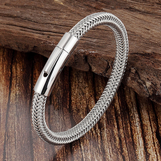 Unisex Wire Braided Bracelet