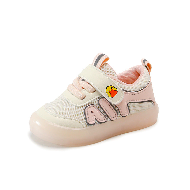 Süße und bequeme Baby-Kleinkindschuhe mit Klettverschluss