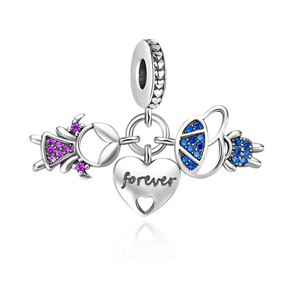 925 Sterling Silver Heart Shape Bracelets