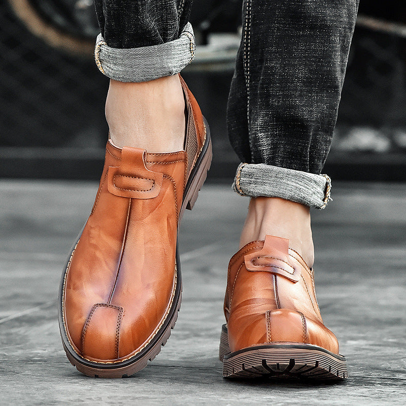 Mocassins en cuir pour hommes