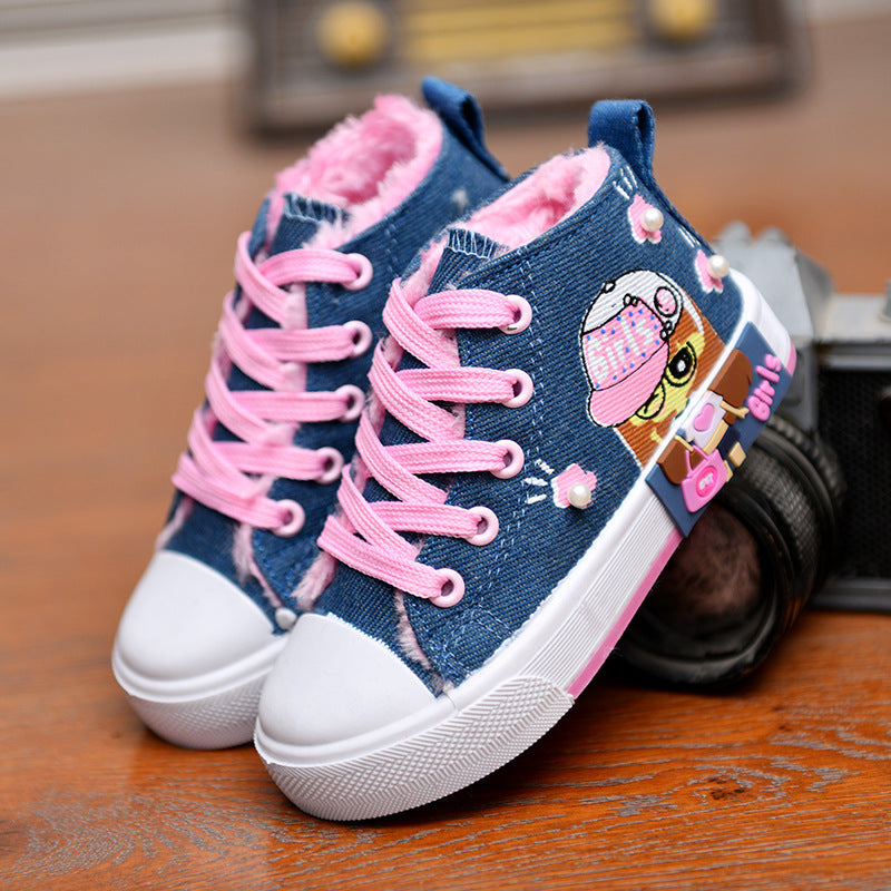 Chaussures pour enfants Baskets en toile pour filles