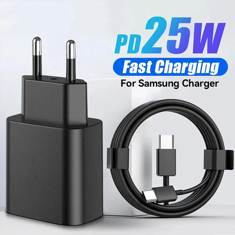 PD 25W Type C Charger - Quick Charge 3.0 Super Fast Charging