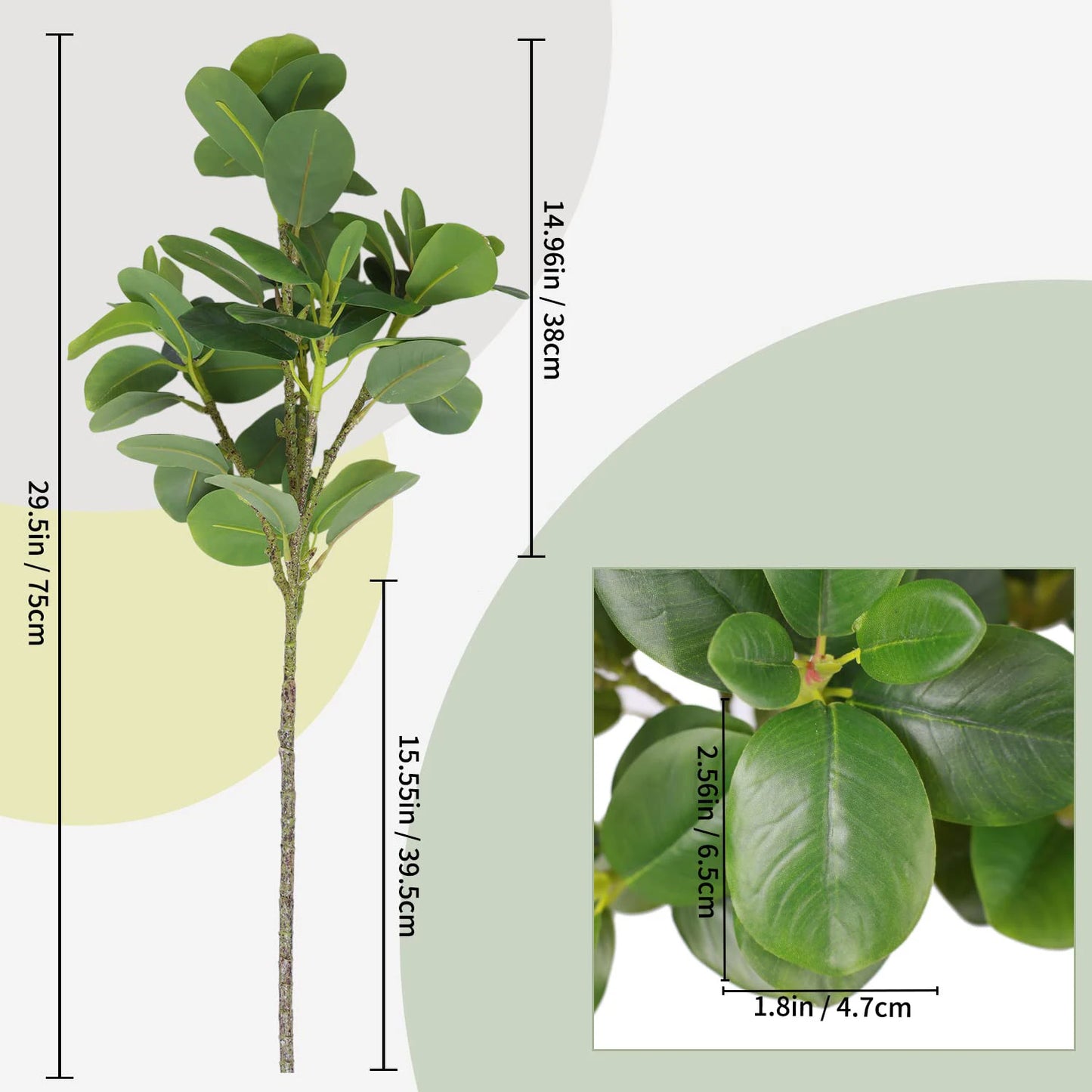 Fausses plantes de ficus pour la verdure artificielle de la maison