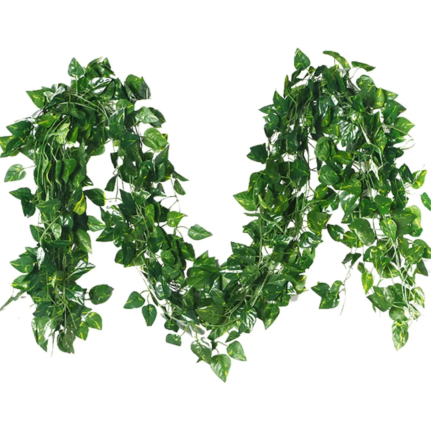 2.1M Green Ivy Leaf Wreath for DIY Wall and Event Decor