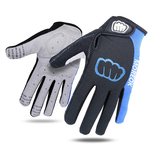 Anti-Slip Full Finger Cycling Gloves 5mm Padded