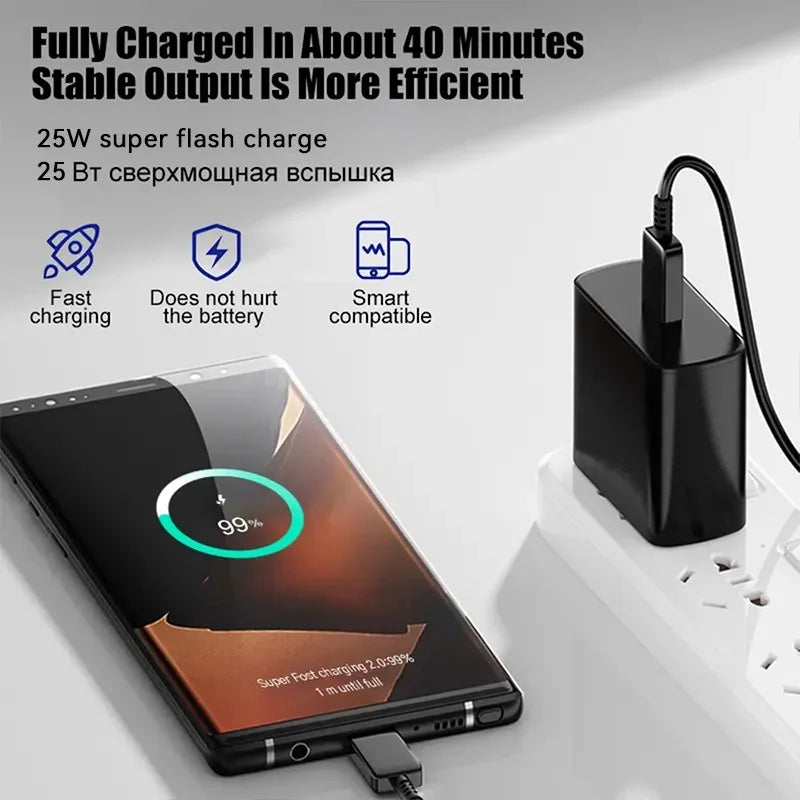 PD 25W Type C Charger - Quick Charge 3.0 Super Fast Charging