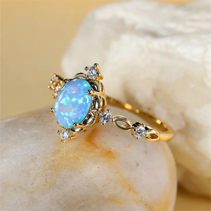Adjustable Zircon Heart Rings for Women