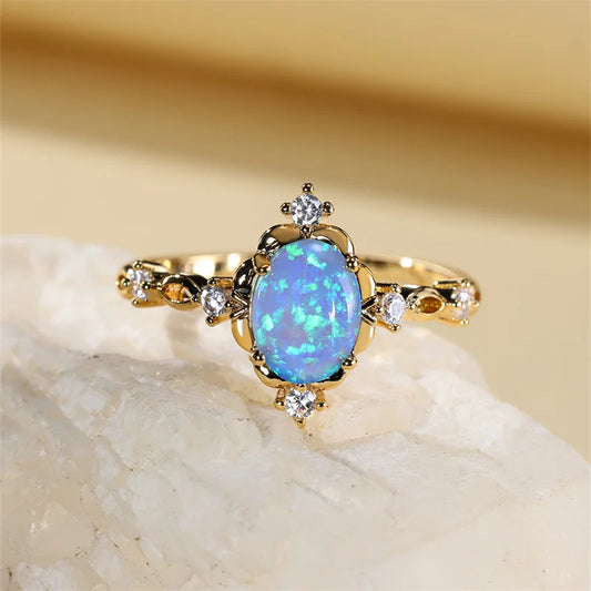 Adjustable Zircon Heart Rings for Women