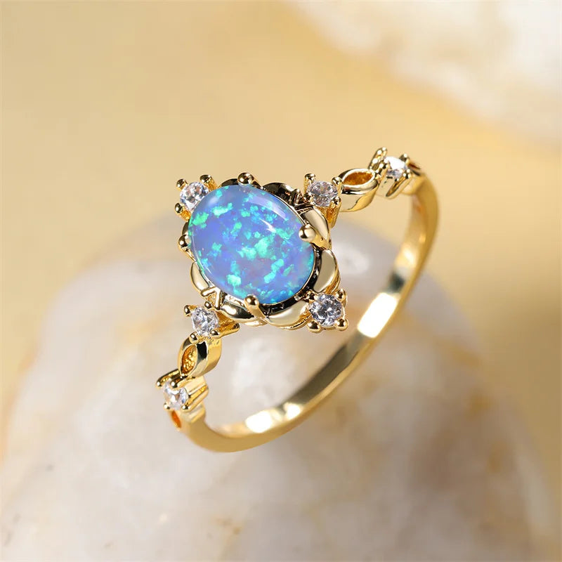 Adjustable Zircon Heart Rings for Women