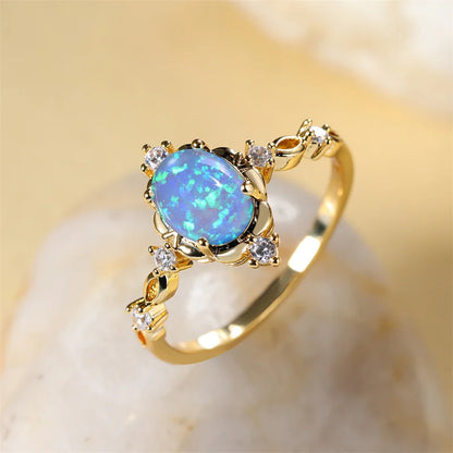 Adjustable Zircon Heart Rings for Women