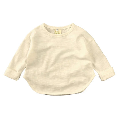 Baby O-Neck Long Sleeves Cotton Tees