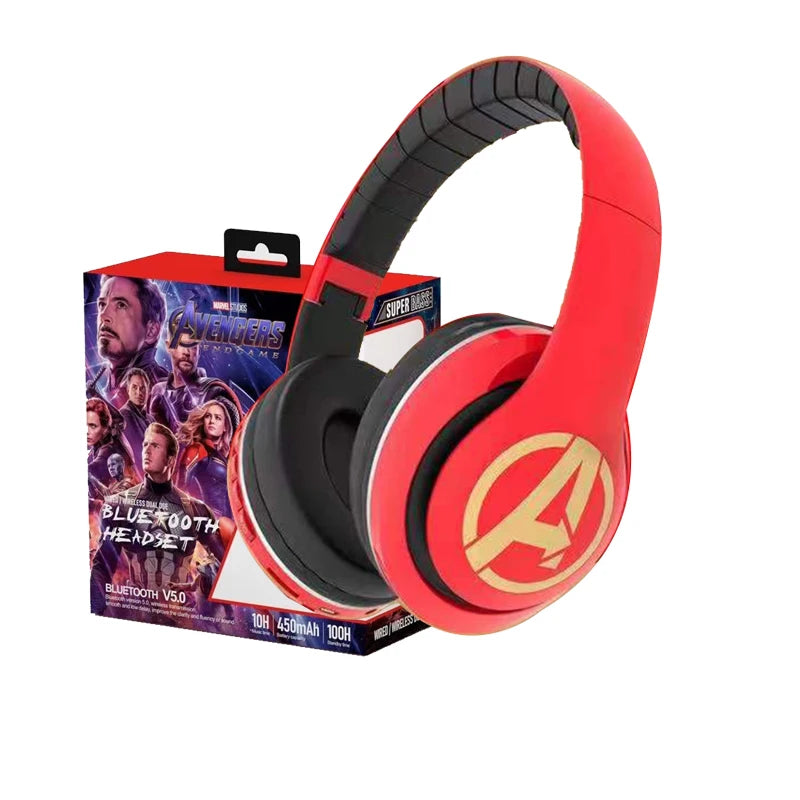 Bluetooth Spiderman Over-Ear Wireless Headphones