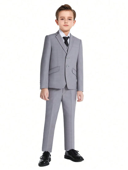 Boys Colorful Single Breasted Formal Blazer Suit