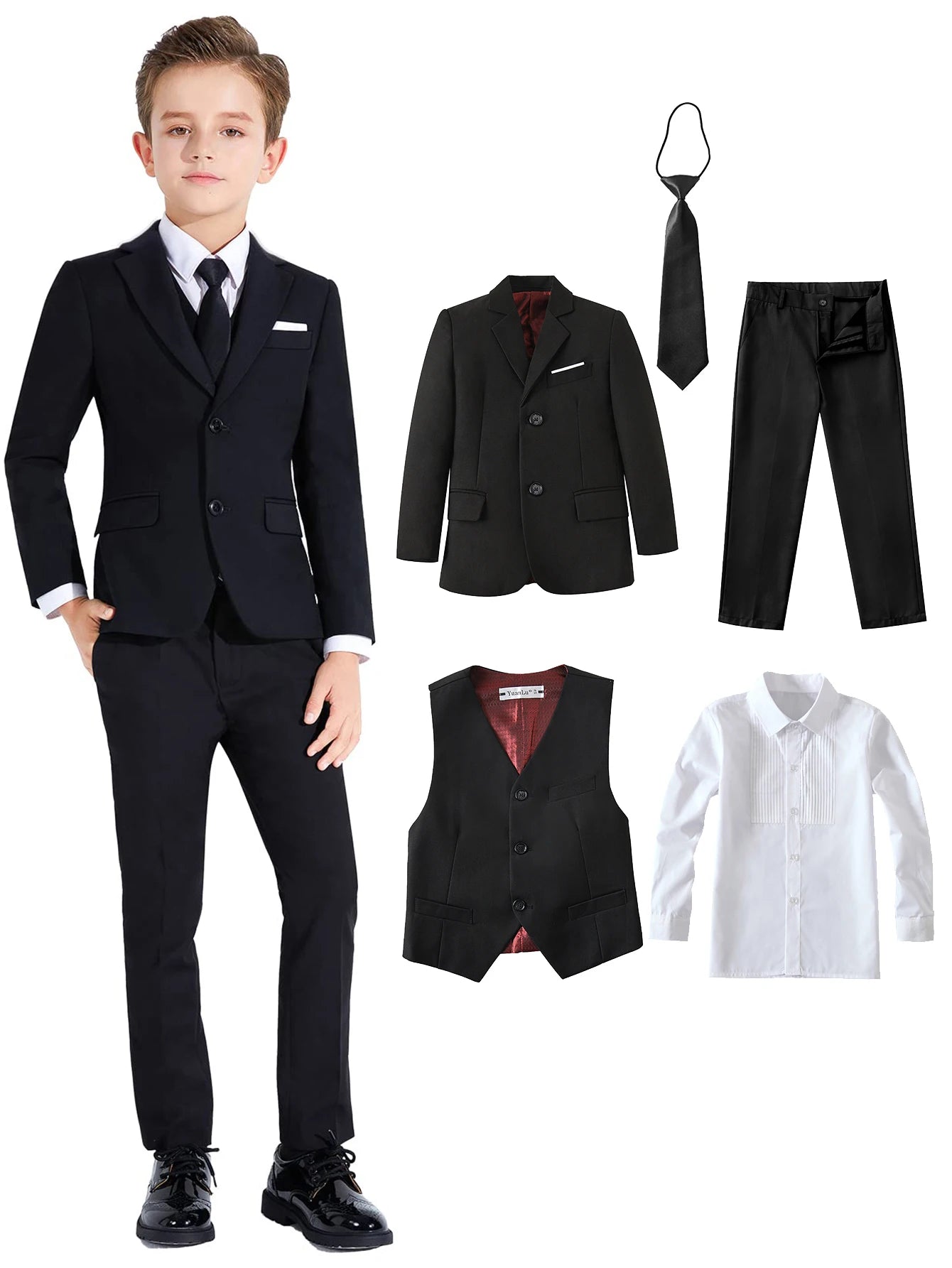 Boys Colorful Single Breasted Formal Blazer Suit