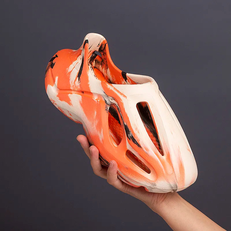 Camouflage Platform Soft Bottom Cloud Slippers