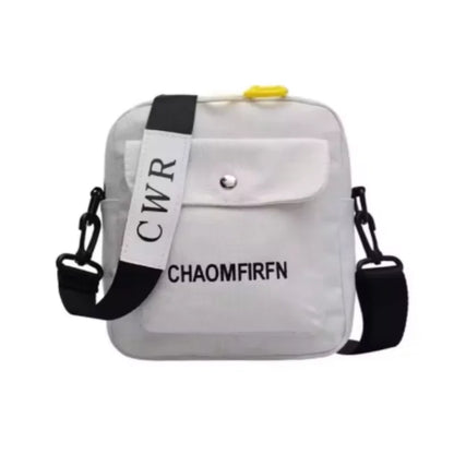 Canvas Shoulder Messanger Bag - Women's Crossbody Backpack