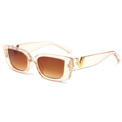 Retro Cat Eye UV400 Rectangle Sunglasses