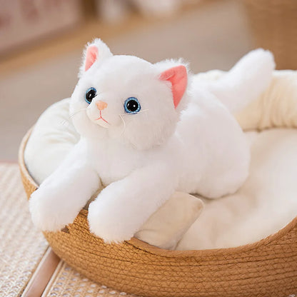Cats Doll Stuffed Lying Kitten Plushies Toys