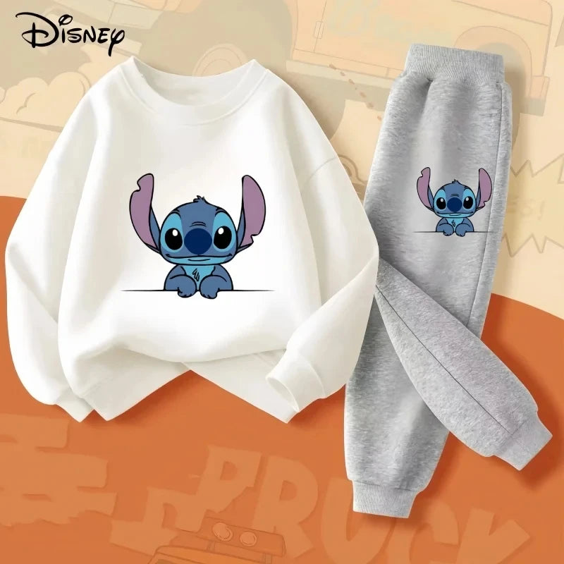 Children's Long Sleeve Disney Stitch Hoodie Suit