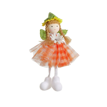 Colorful Flower Fairy Pendant Table Ornament Dools