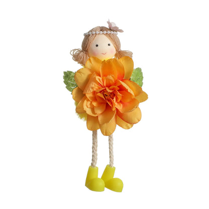 Colorful Flower Fairy Pendant Table Ornament Dools