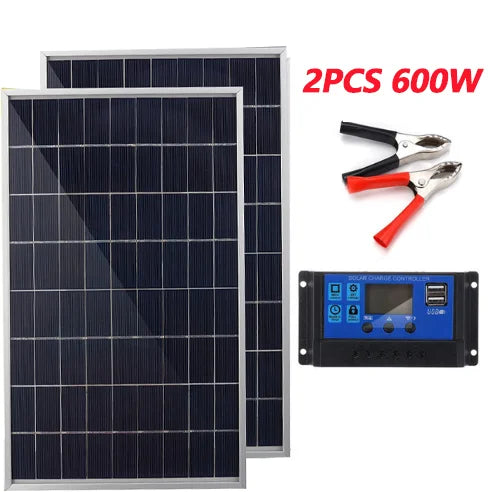 Complete 300W 12V Solar Panel Kit