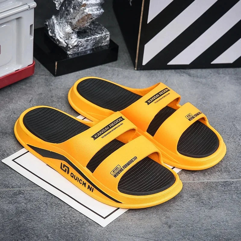 Summer Couple Style PVC Men Home Slippers