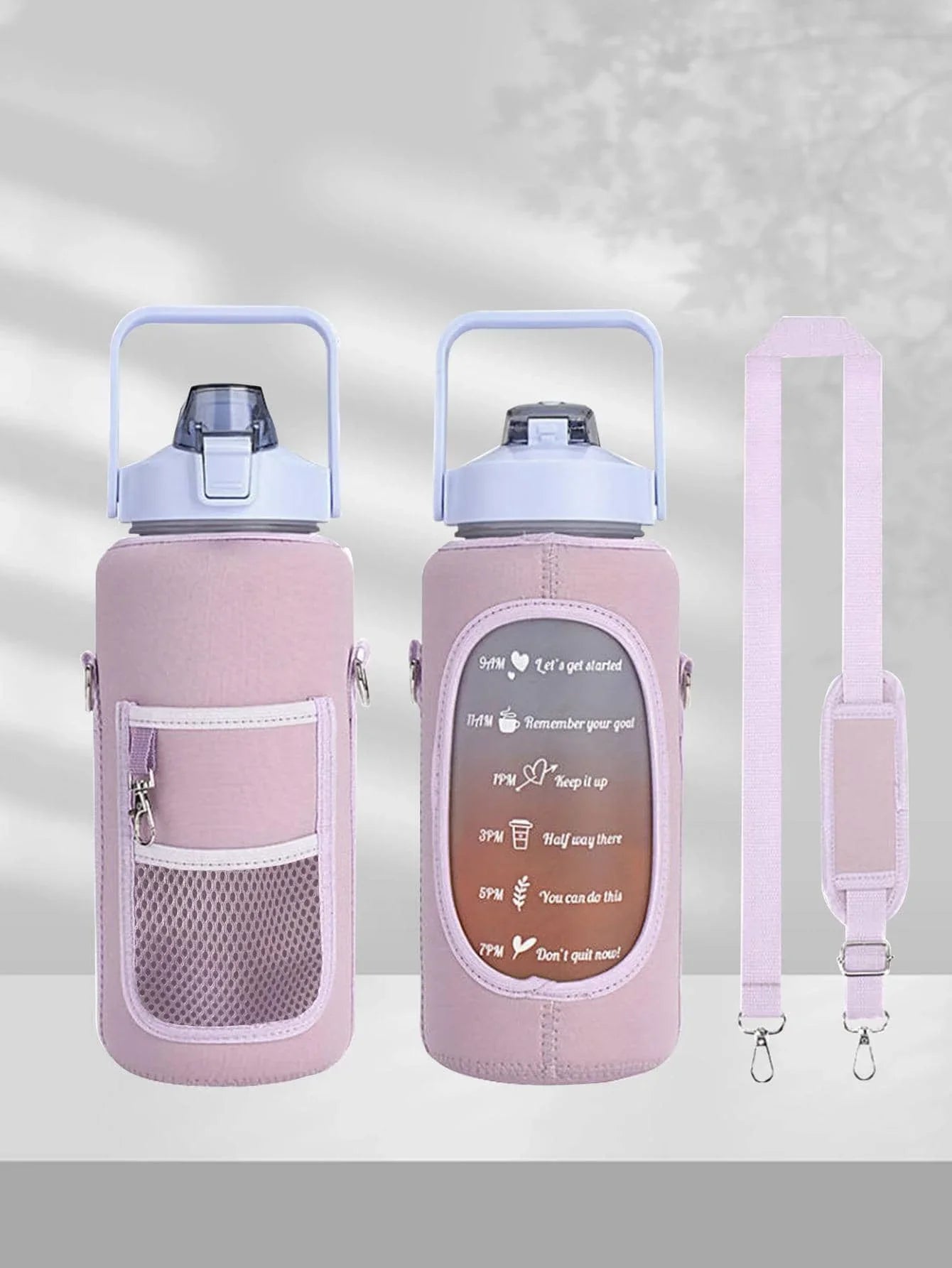 1PC Cover Bag Pouch Shoulder Strap Bottle