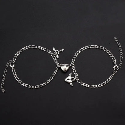 Unisex Double Layer Chain Romantic Couple Bracelet