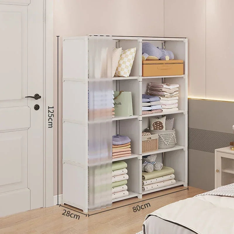Dustproof Multi-Layer Storage Rack Closet Organizer