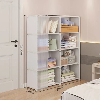 Dustproof Multi-Layer Storage Rack Closet Organizer