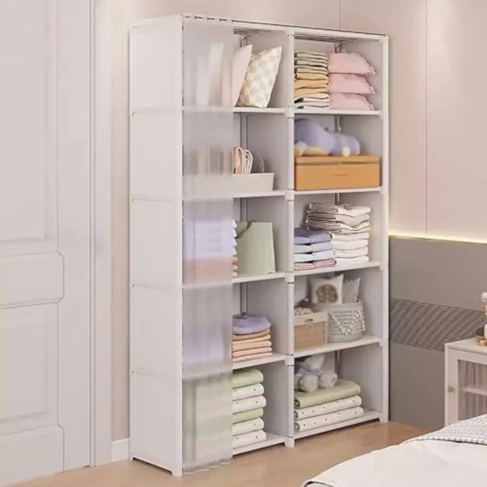 Dustproof Multi-Layer Storage Rack Closet Organizer