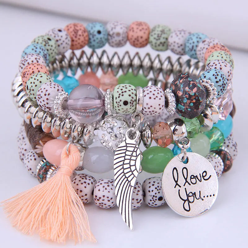 Elastic Beads Bracelets
