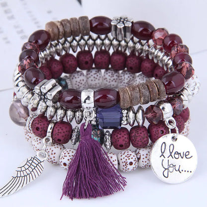 Elastic Beads Bracelets