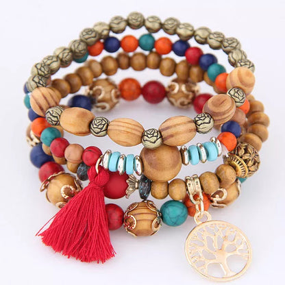 Elastic Beads Bracelets
