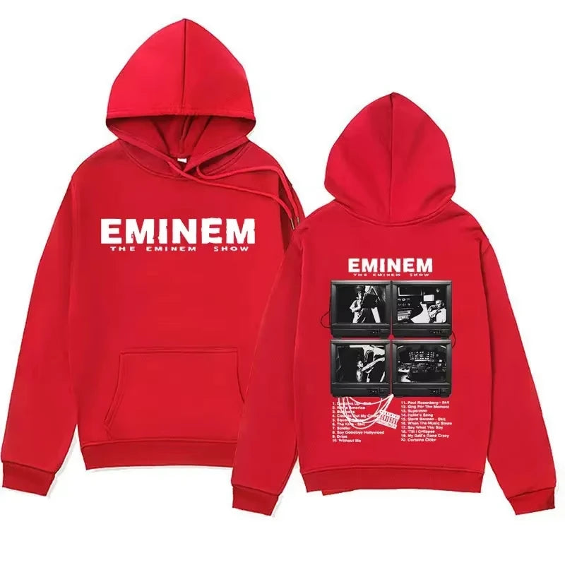 Eminem World Tour Graphic Oversized Hoodie