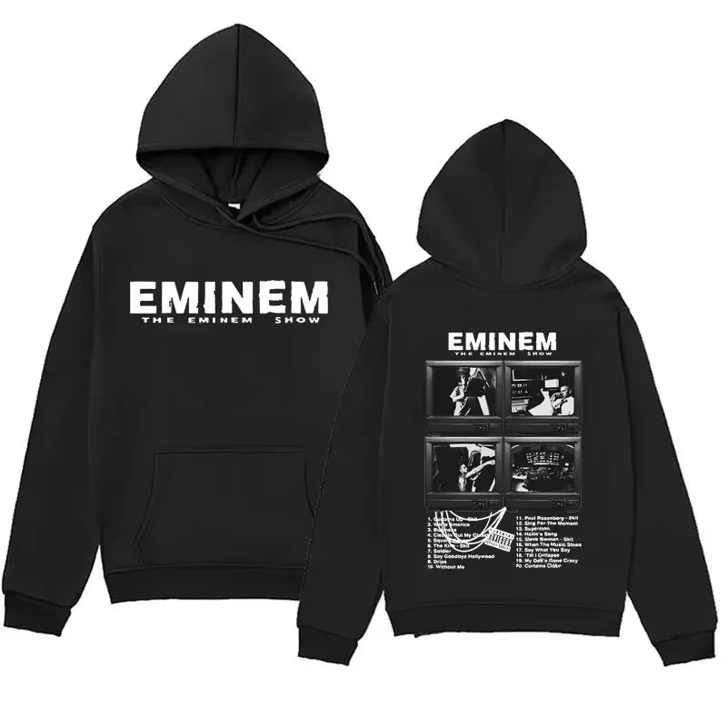 Eminem World Tour Graphic Oversized Hoodie