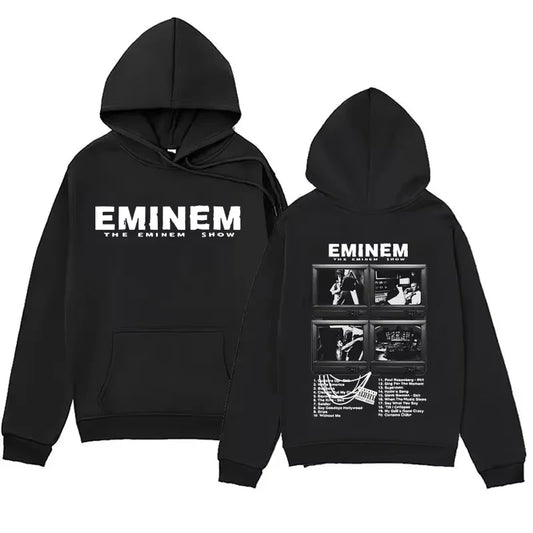 Eminem World Tour Graphic Oversized Hoodie